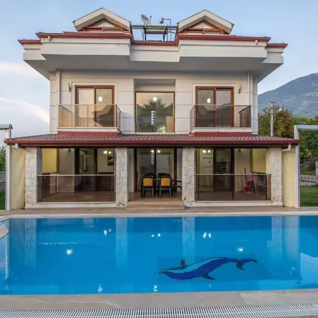 Prestij Makri 4+1 Villa, Oezel Havuzlu, 别墅 *