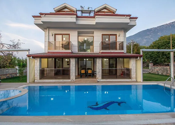 Prestij Makri 4+1 Villa, Oezel Havuzlu, 别墅 *